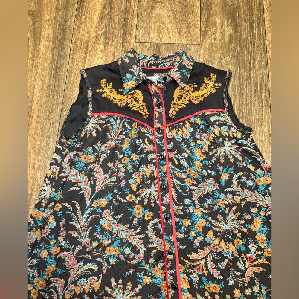 Anthropology Holding Horses Western Style Dress-A498